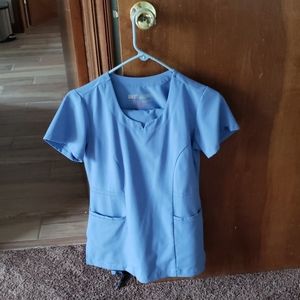 Seal blue greys anatomy scrubs top and bottom